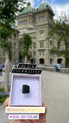 Raw Crystal Ring Black Tourmaline photo review