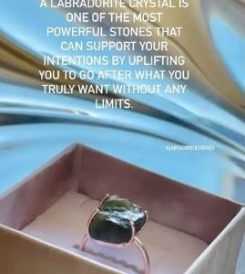 Raw Crystal Ring Labradorite photo review